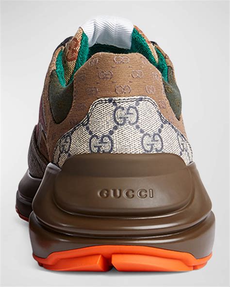 gucci rhyton sneakers heren|gucci gg rhyton sneakers men's.